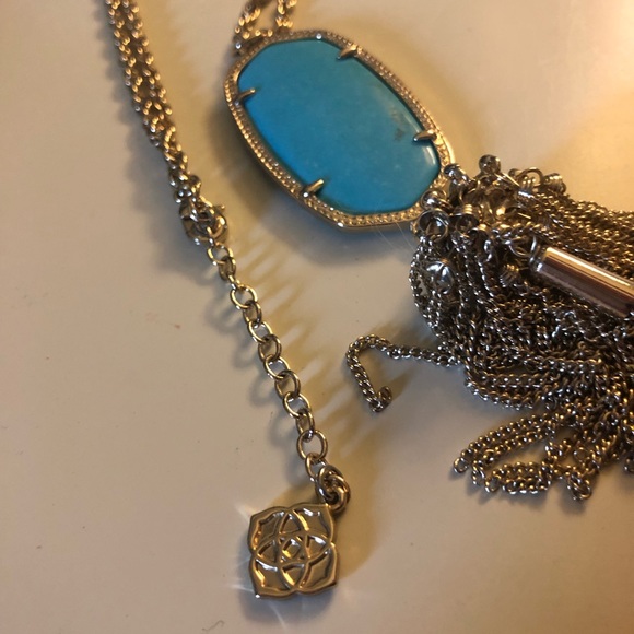 Kendra Scott Rayne Necklace in turquoise - Picture 4 of 4